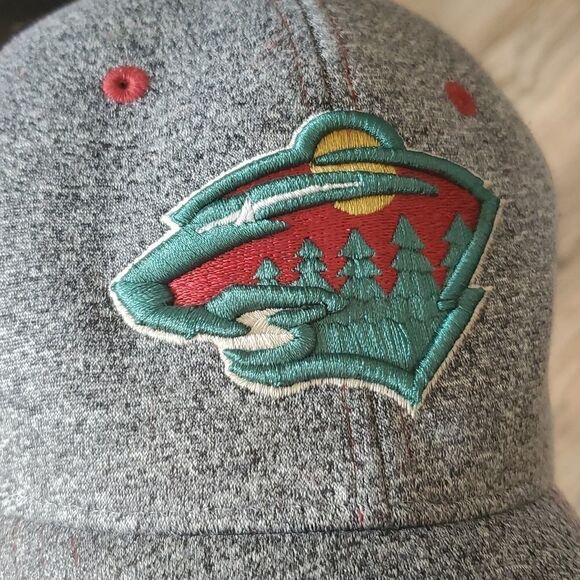 Minnesota Wild Hockey Baseball Hat - Picture 2 of 5